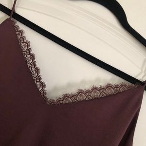 Express lace trim cami